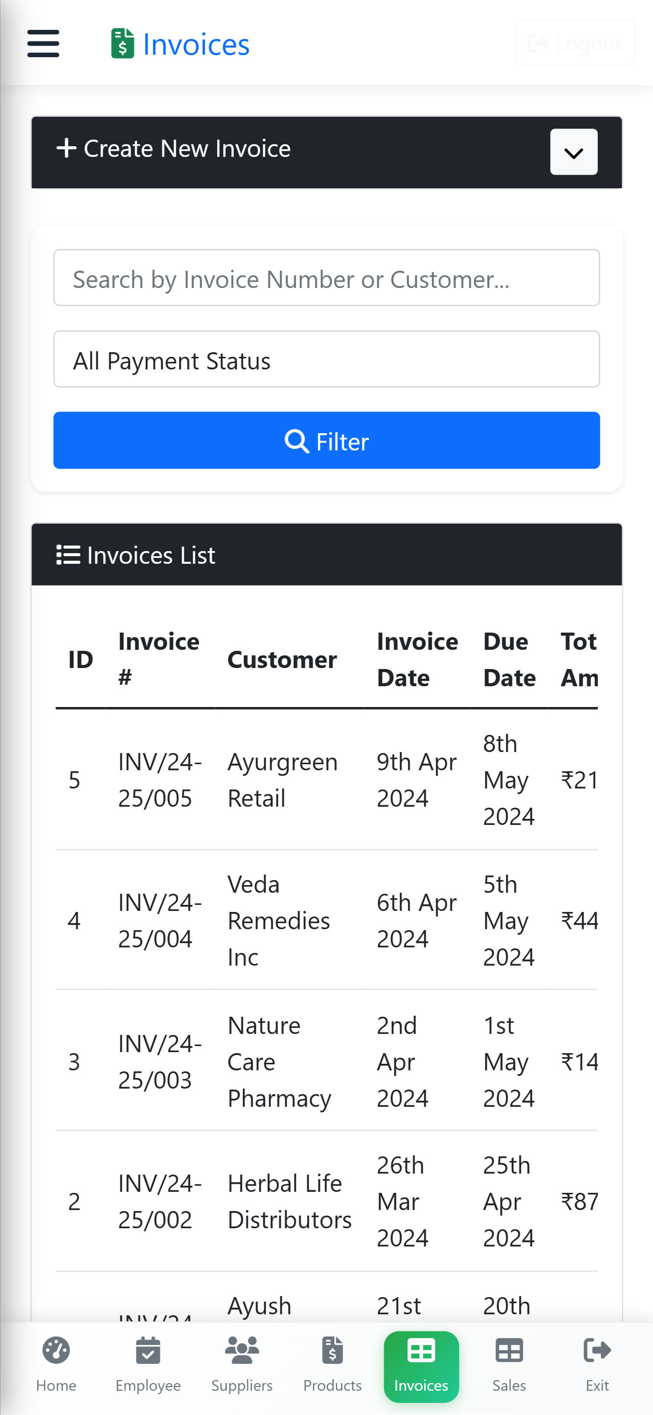 Invoices