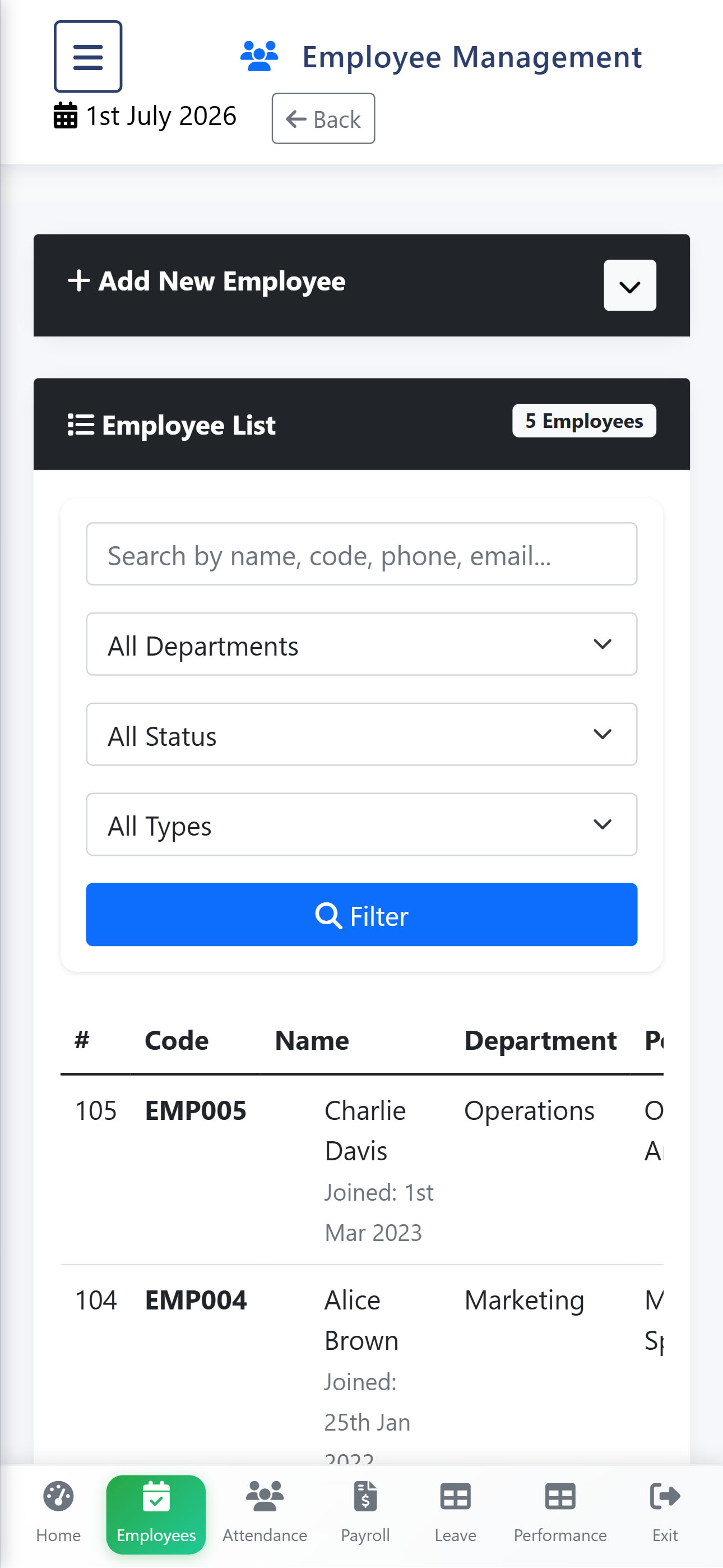 Employees