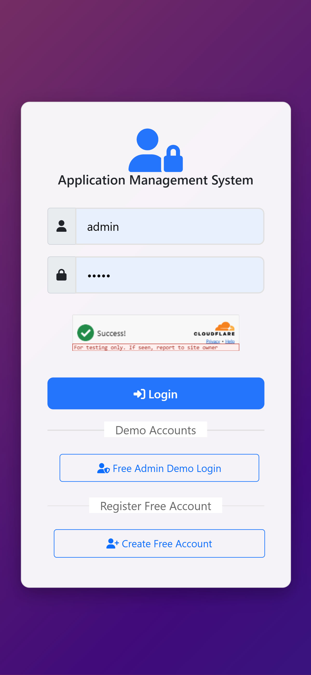 Login