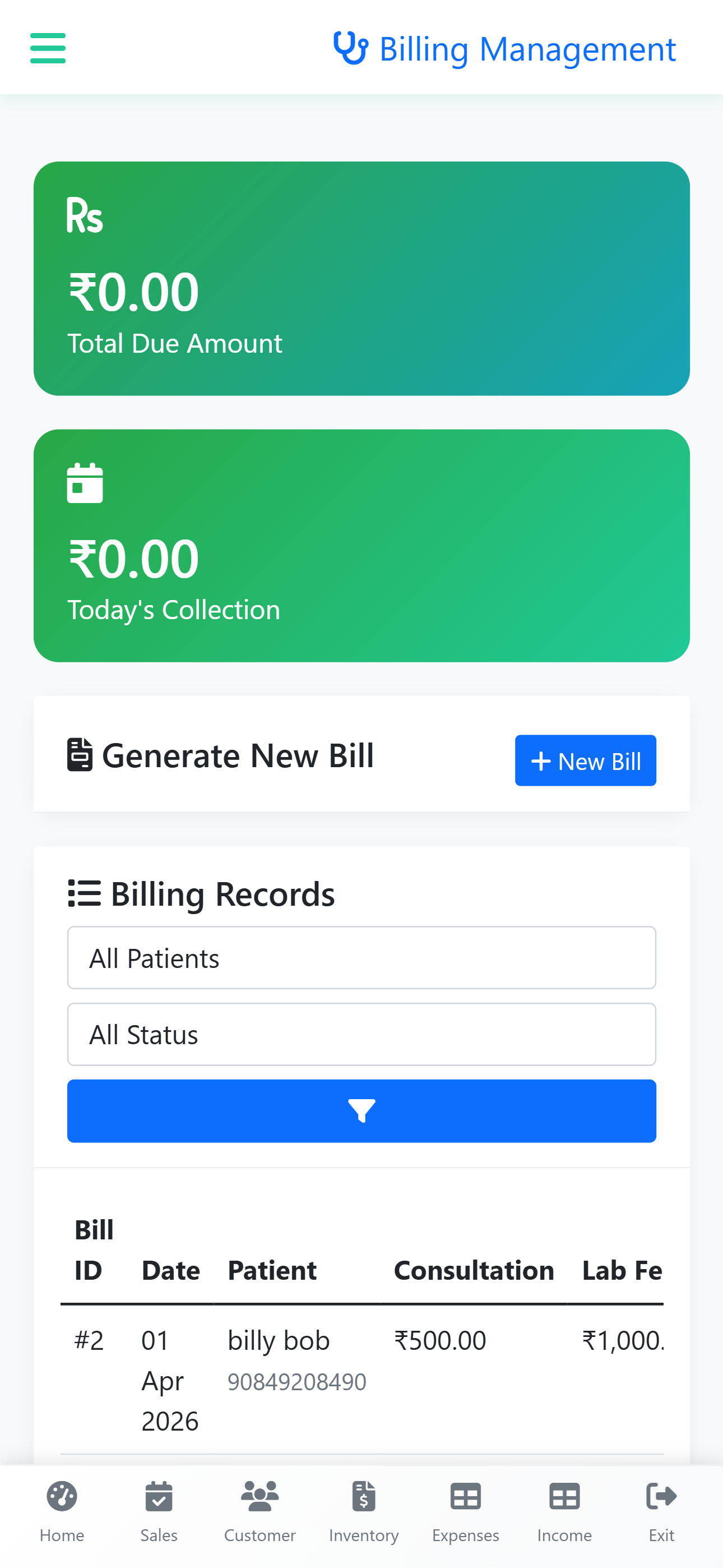 Billing