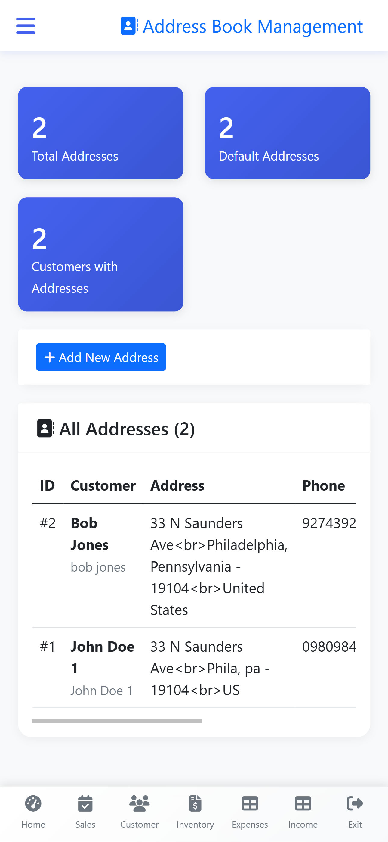 Address Book