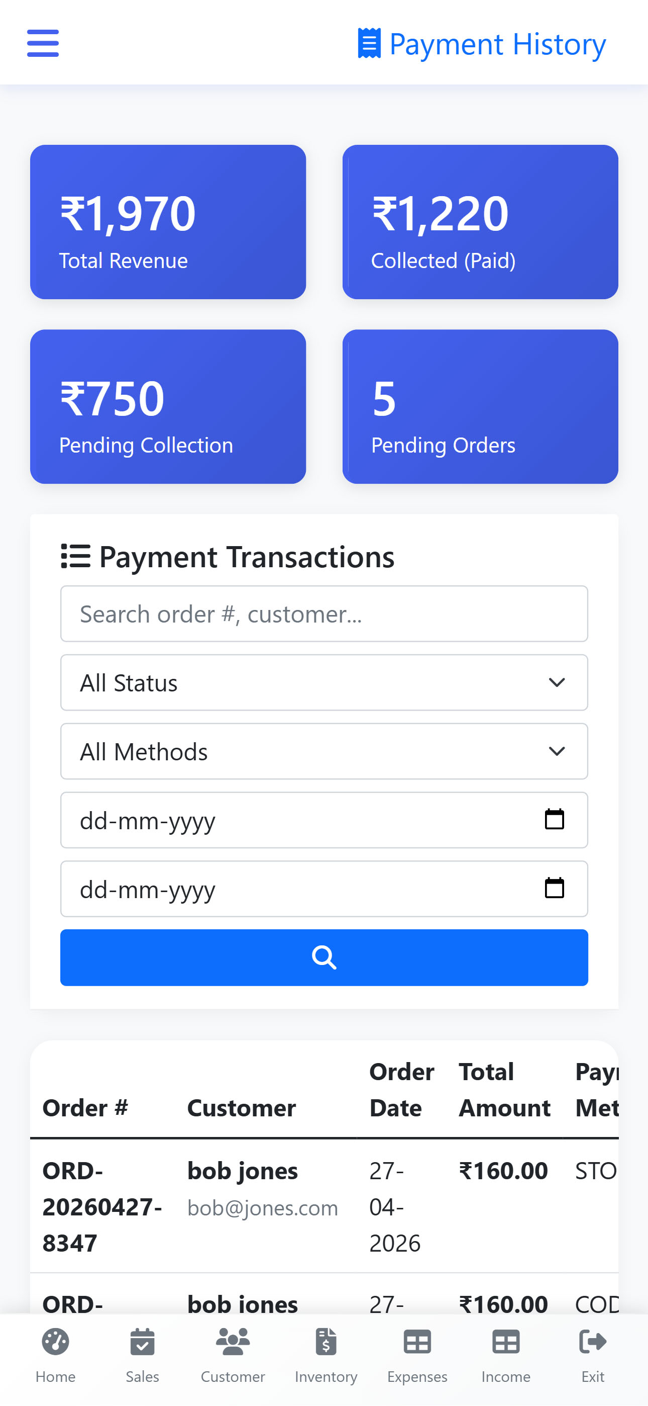 Payments